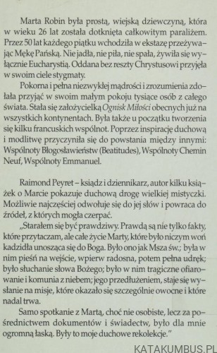 Weź me życie, Panie. Długa msza Marty Robin. RAYMOND PEYRET