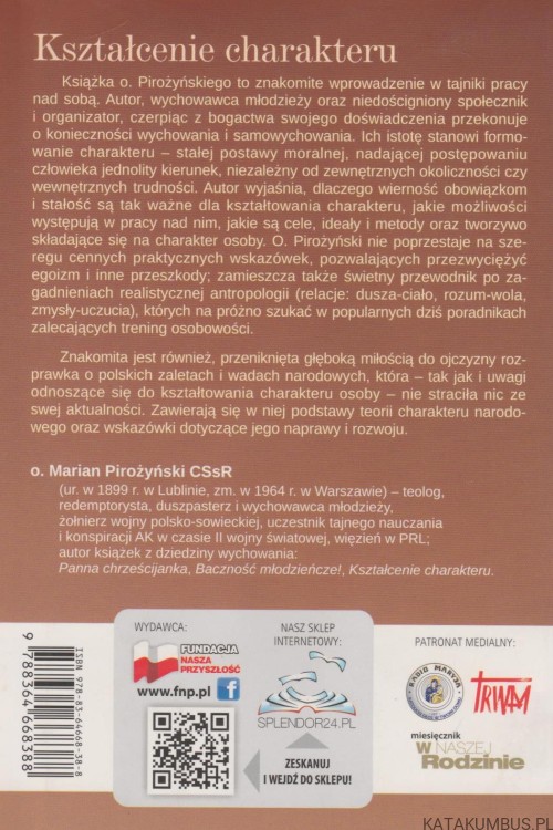 Kształcenie charakteru. MARIAN PIROŻYŃSKI