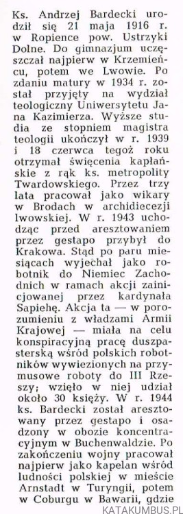 Kościół epoki dialogu. ANDRZEJ BARDECKI