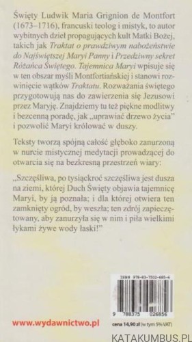Tajemnica Maryi. Św. LUDWIK MARIA GRIGNION DE MONTFORT