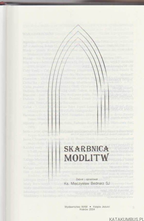 Skarbnica Modlitw. oprac. Ks. MIECZYSŁAW BEDNARZ SJ