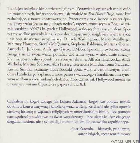 Bóg w Hollywood. ŁUKASZ ADAMSKI