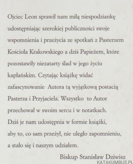 Spotkania z Wujkiem Karolem. LEON KNABIT OSB