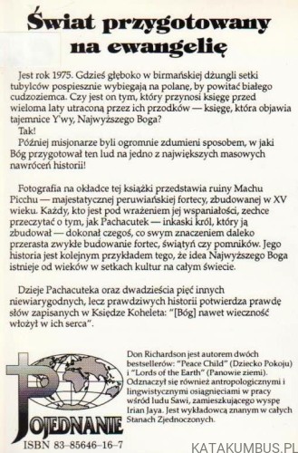 Wieczność w ich sercach. DON RICHARDSON