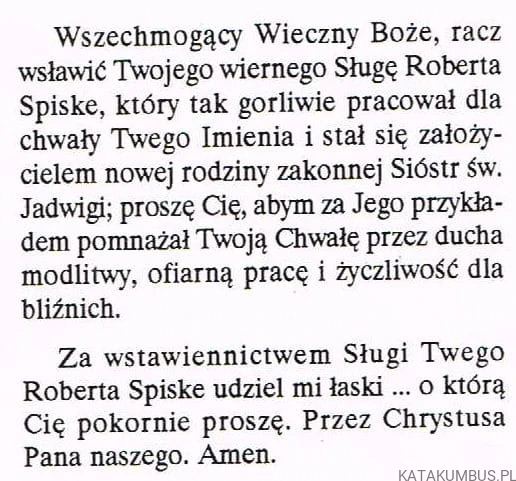 Ksiądz Robert Spiske wrocławski kandydat na ołtarze. KS. MICHAŁ MACHAŁ