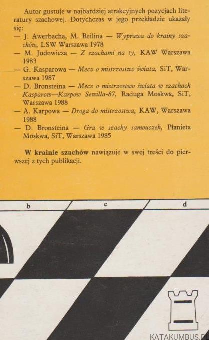 W krainie szachów. STANISŁAW KACPRZAK