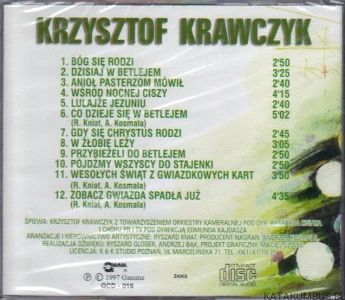 Kolędy. KRZYSZTOF KRAWCZYK