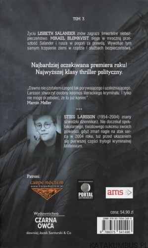 Zamek z piasku, który runął. Millennium Tom 3. STIEG LARSSON