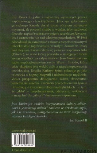 Cud, przesłanie i historia. Jean Vanier i Arka. KATHRYN SPINK