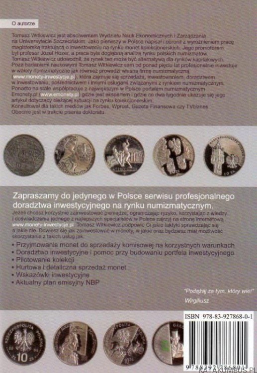 Inwestowanie w monety. TOMASZ WITKIEWICZ.