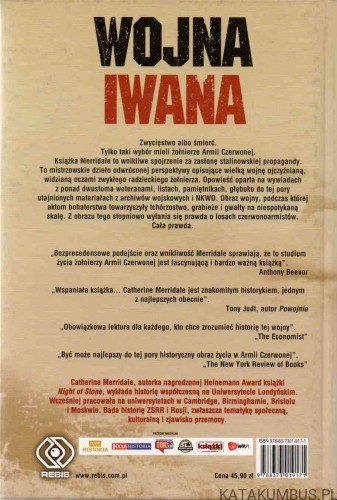 Wojna Iwana. CATHERINE MERRIDALE