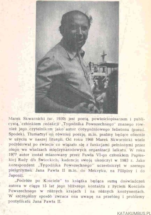 Podróże po Kościele. MAREK SKWARNICKI