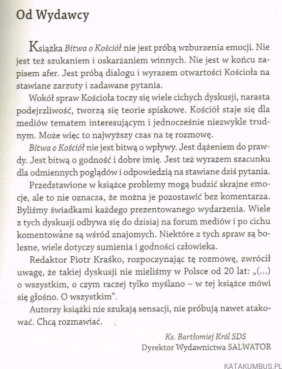 Bitwa o Kościół. PRACA ZBIOROWA
