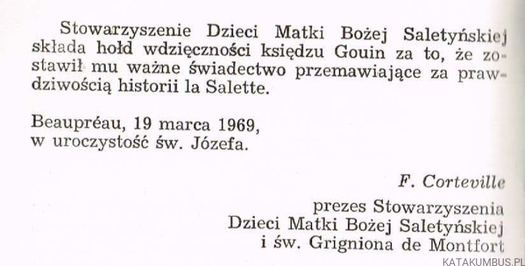Pasterka z la Salette. PAUL GOUIN