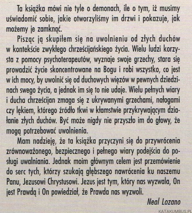 Modlitwa uwolnienia. Cz. 2. NEAL LOZANO