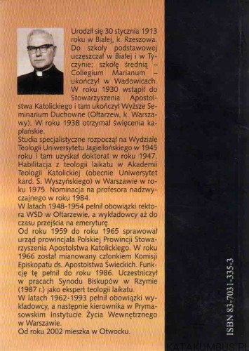 Dojrzałość chrześcijanina. KS. EUGENIUSZ WERON SAC