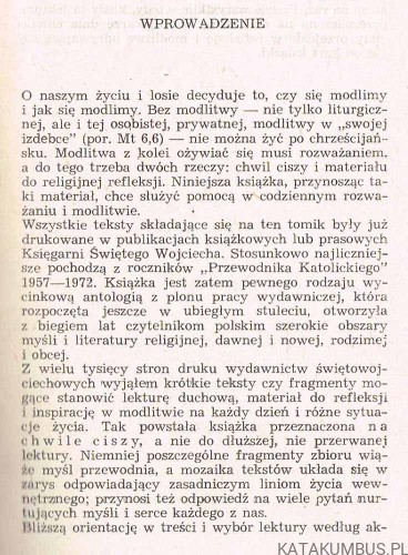 Na chwile ciszy. Czytania i modlitwy. RED. MAREK WĘCŁAWSKI