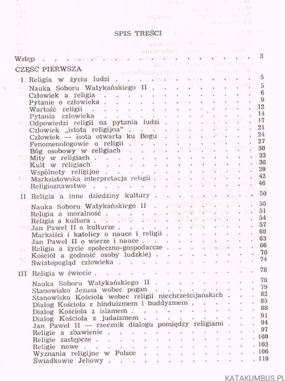 Człowiek a religia. Materiały katechetyczne dla kapłanów. BP. ZYGMUNT PAWŁOWICZ