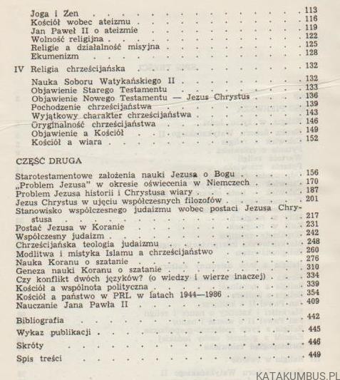 Człowiek a religia. Materiały katechetyczne dla kapłanów. BP. ZYGMUNT PAWŁOWICZ