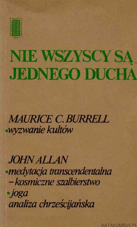 Nie wszyscy są jednego ducha. PRACA ZBIOROWA
