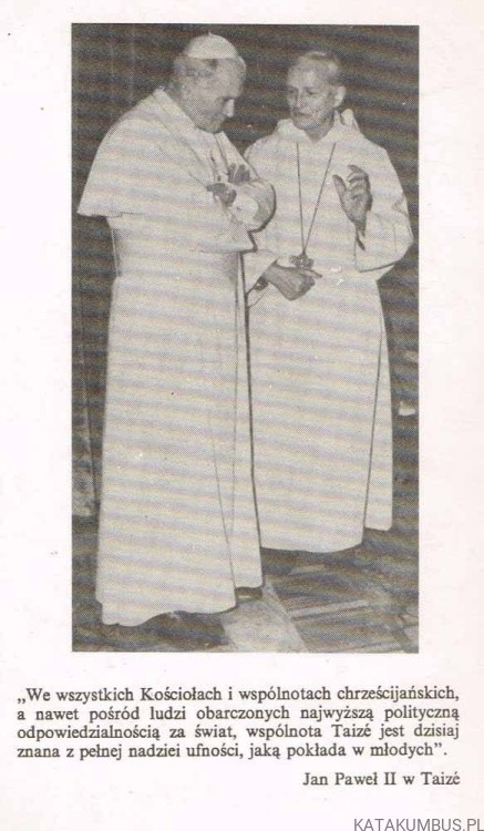 Brat Roger założyciel Taize. KATHRYN SPINK