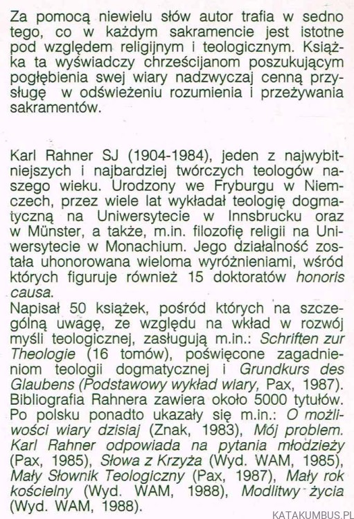 Sakramenty Kościoła-Karl Rahner-1