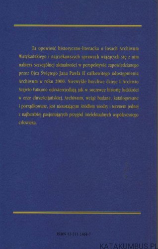 Tajne Archiwa Watykanu. MARIA LUISA AMBROSINI, MARY WILLIS_2