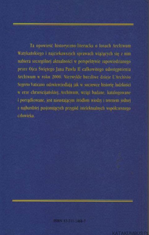 Tajne Archiwa Watykanu. MARIA LUISA AMBROSINI, MARY WILLIS_2