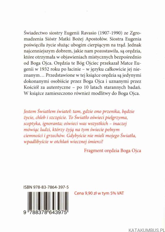 Objawienia i orędzia Boga Ojca. S. EUGENIA RAVASIO