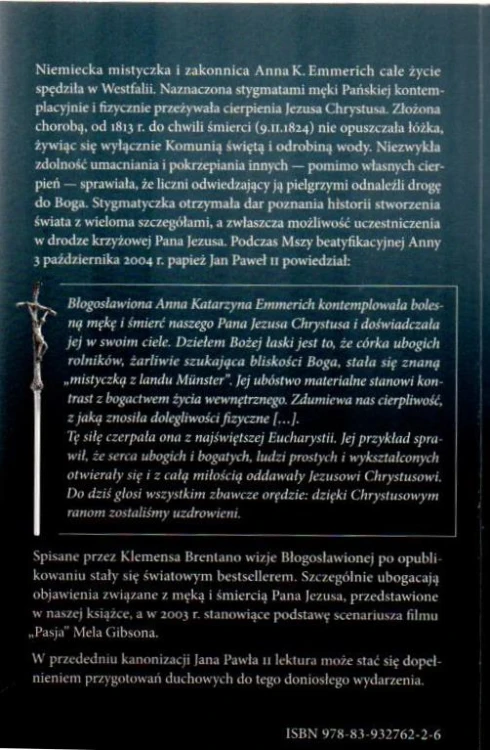 Pasja według objawień bł. Anny Katarzyny Emmerich. Red. BARBARA CABAŁA
