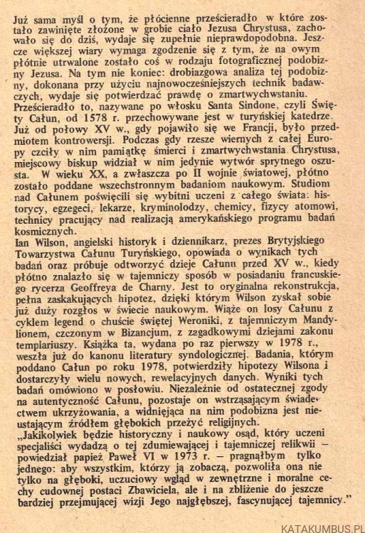 Całun Turyński. Tom I. IAN WILSON 2