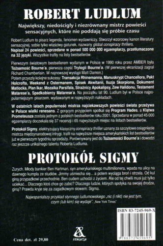 Protokół Sigmy. ROBERT LUDLUM2