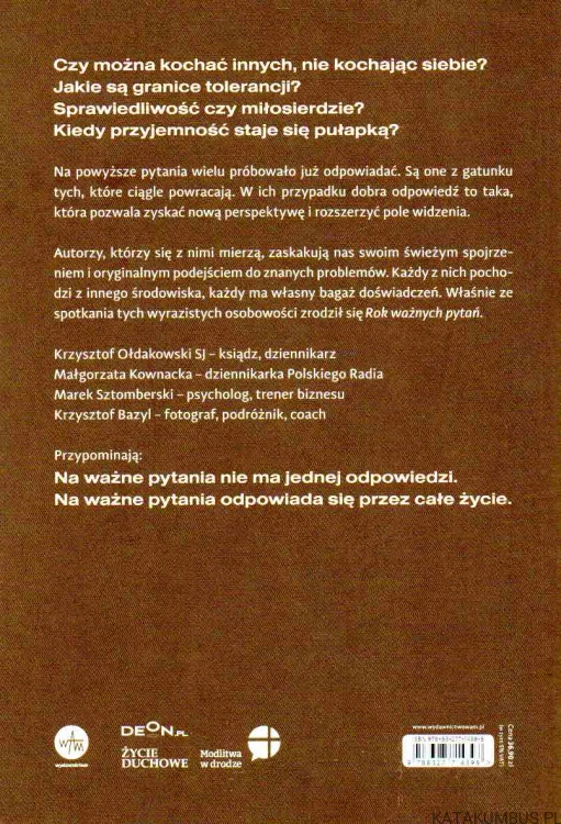 Rok ważnych pytań. PRACA ZBIOROWA