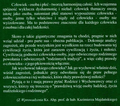 Człowiek Osoba Płeć. PRACA ZBIOROWA pod redakcją Moniki Wójcik