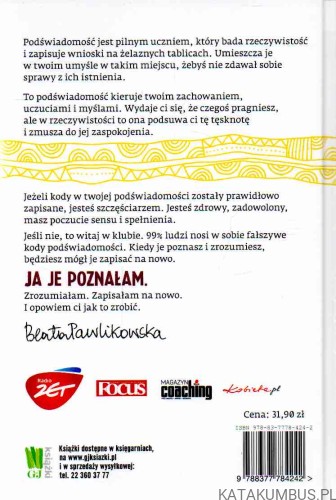 Księga kodów podświadomości. BEATA PAWLIKOWSKA2