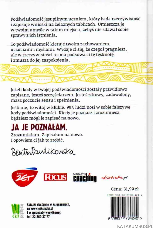 Księga kodów podświadomości. BEATA PAWLIKOWSKA2