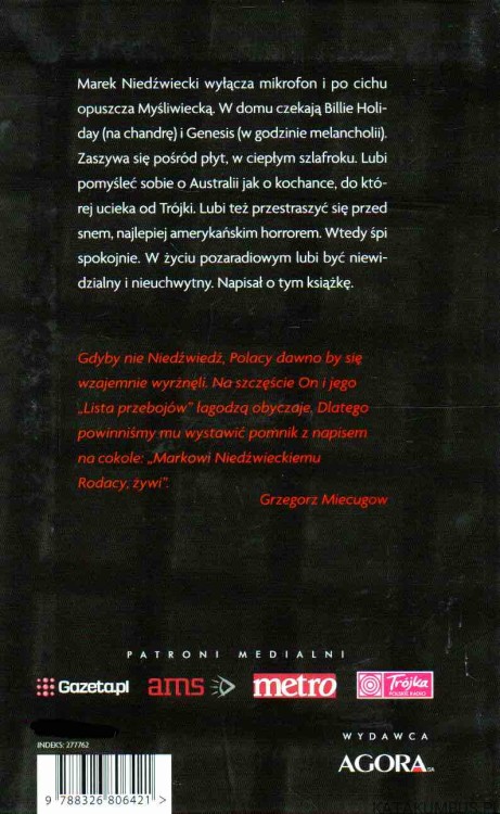 Nie wierzę w życie pozaradiowe. MAREK NIEDŻWIECKI 2