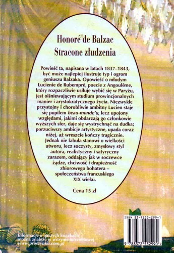 Stracone złudzenia. HONORE DE BALZAC2