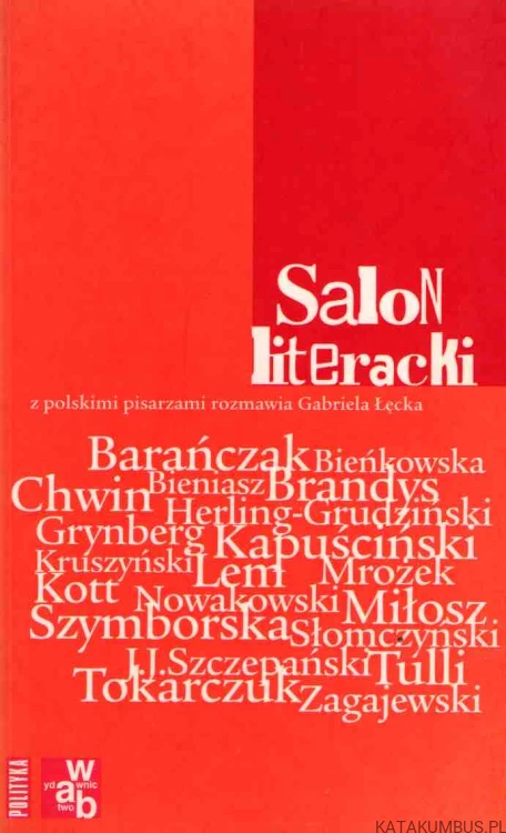 Salon literacki. GABRIELA ŁĘCKA