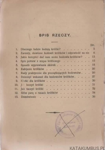 Hodujmy króliki. STEFANIA BOJARSKA (1916 r.)