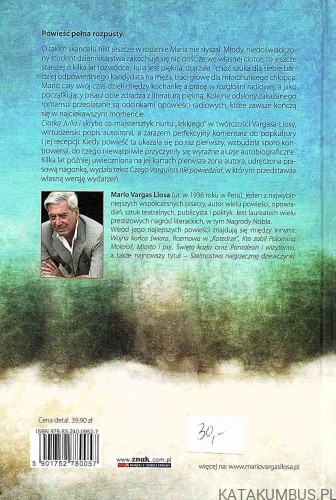 Ciotka Julia i skryba. MARIO VARGAS LLOSA