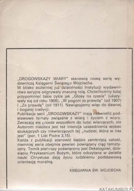 Dekalog. O. JACEK SALIJ