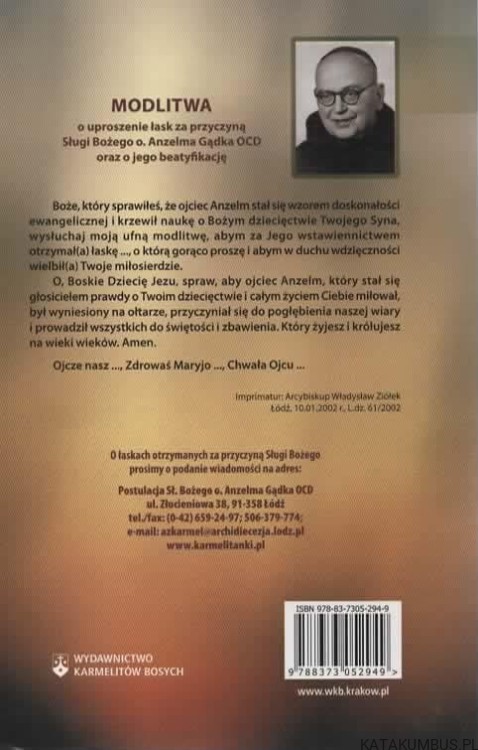 Ojciec i Opiekun. Kazania o św. Józefie. O. ANZELM GĄDEK OCD