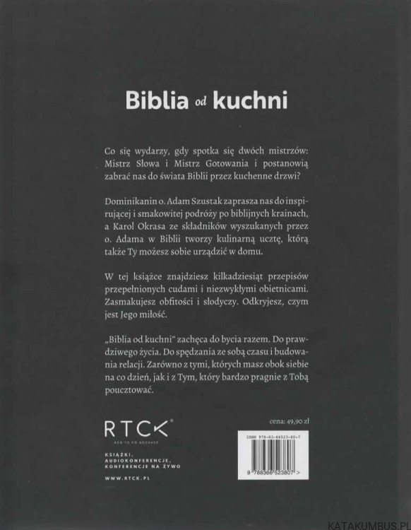 Biblia od kuchni. ADAM SZUSTAK OP, KAROL OKRASA
