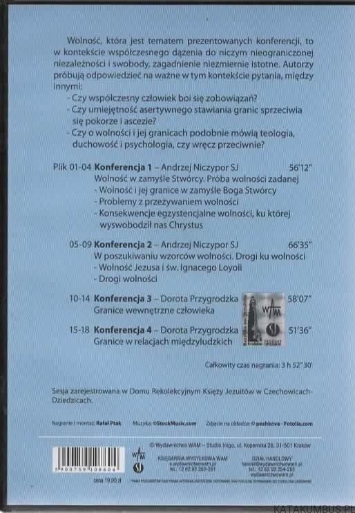 Wolność i granice. DOROTA PRZYGRODZKA, ANDRZEJ NICZYPOR SJ