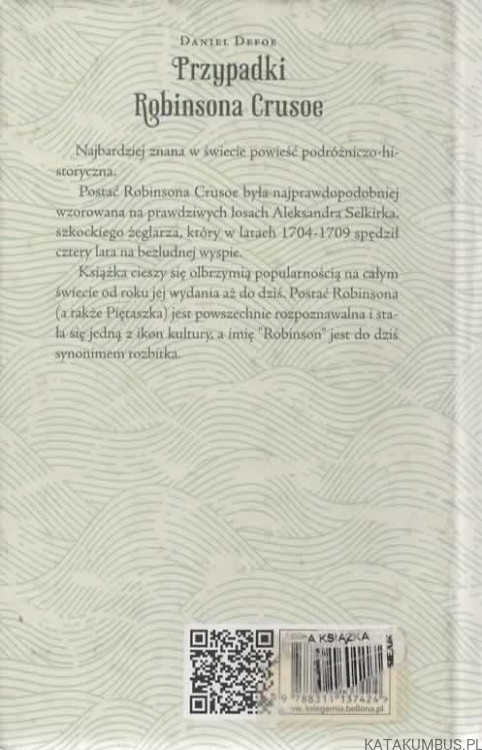 Przypadki Robinsona Crusoe. DANIEL DEFOE
