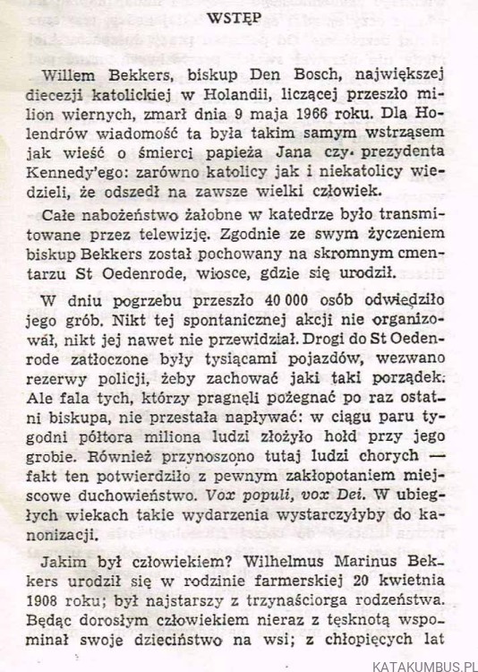Drogi ludu Bożego. WILLEM BEKKERS