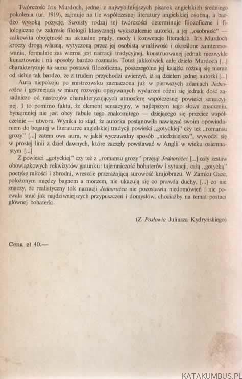 Jednorożec. IRIS MURDOCH