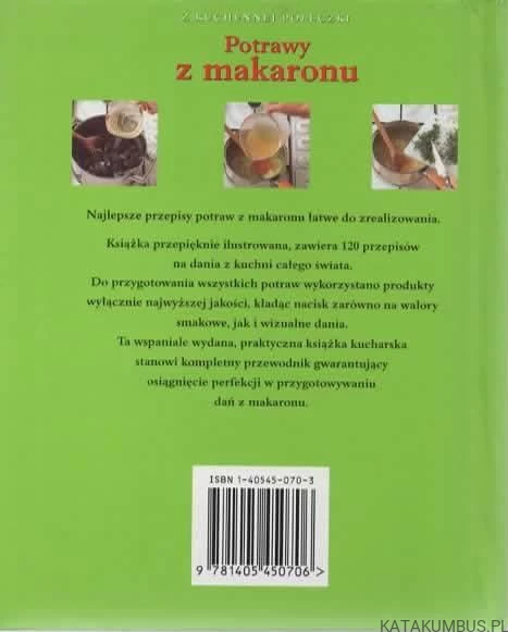 Potrawy z makaronu. TOM BRIDGE