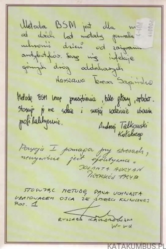 Samoleczenie metodą B.S.M. PIOTR LEWANDOWSKI